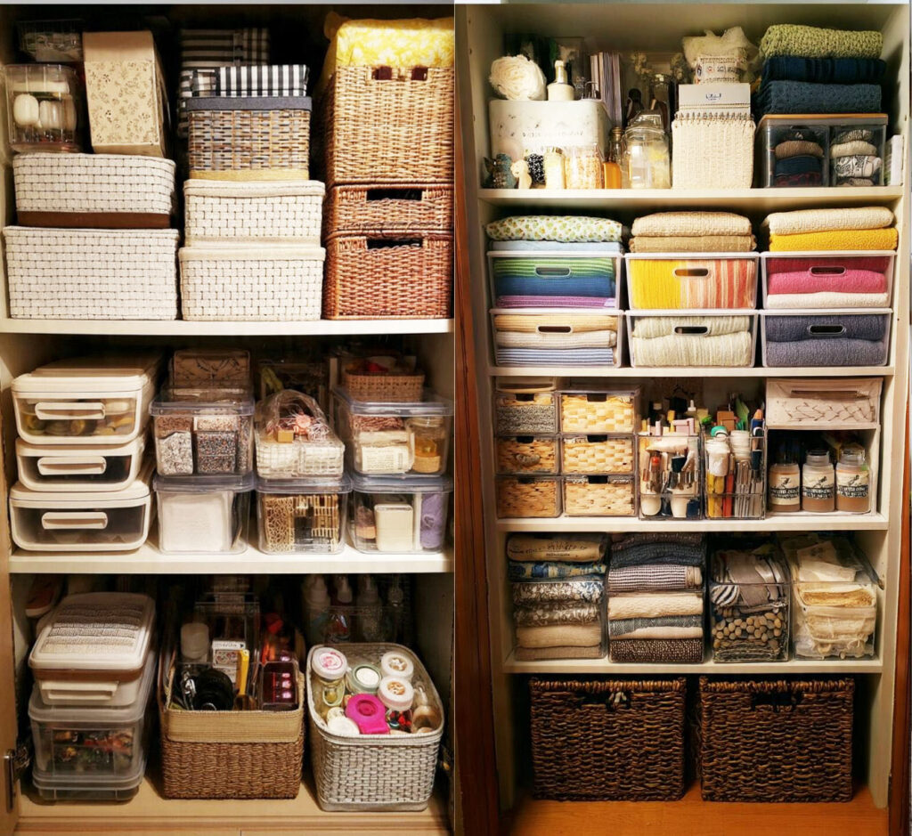 caixas organizadoras quarto pequeno organização planejados.jpg