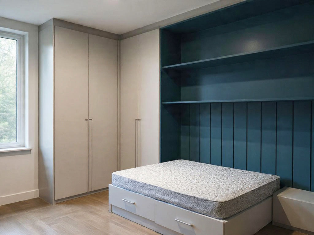 Móveis planejados para apartamentos pequenos: 10 ideias para aproveitar cada espaço cama gaveta apartamento pequeno