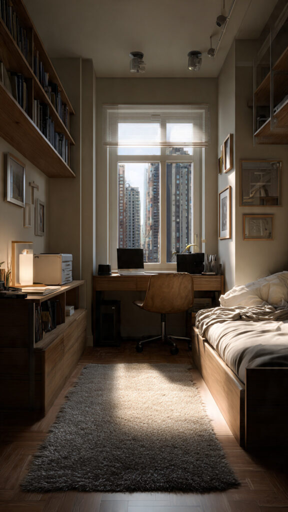 Como organizar quarto pequeno: 9 ideias práticas para ganhar espaço ideias práticas quarto pequeno organização planejados.jpg