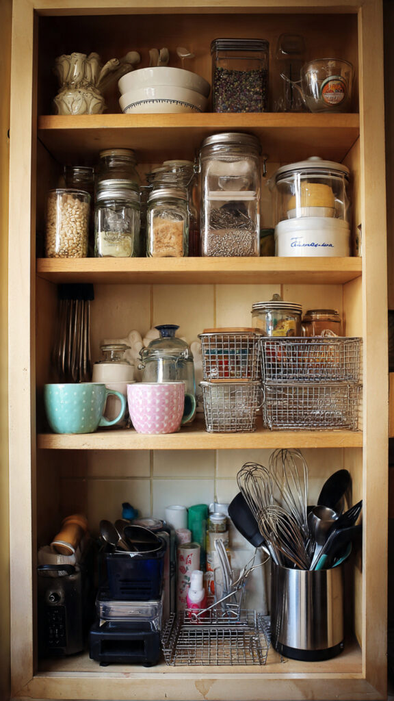 armário de cozinha poucos itens armários pequenos planejados.jpg