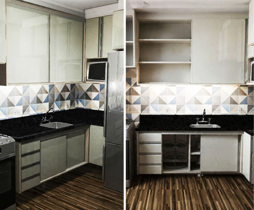 armários com porta de correr cozinha pequena.jpg