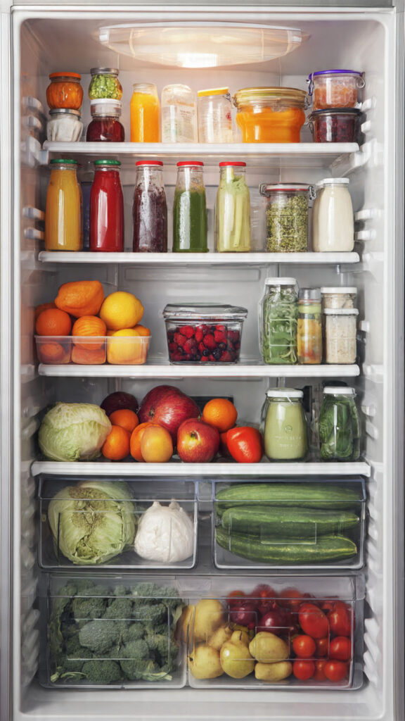 evite excesso de alimentos na organizao de geladeira pequena.jpg