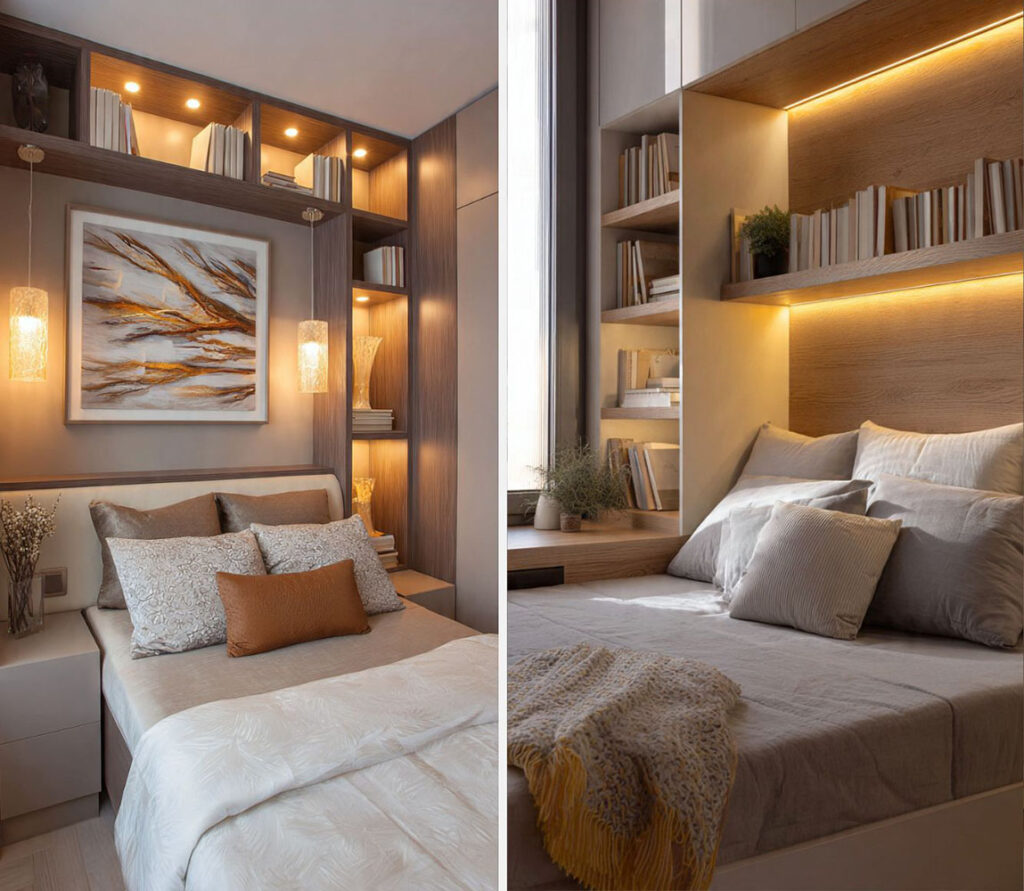 iluminao embutida nos moveis planejados do quarto pequeno.jpg
